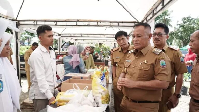 Jaga Stabilitas Pasokan dan Harga Jelang Nataru, Dinas Ketahanan Pangan Lampung Selatan Gelar Pangan Murah.